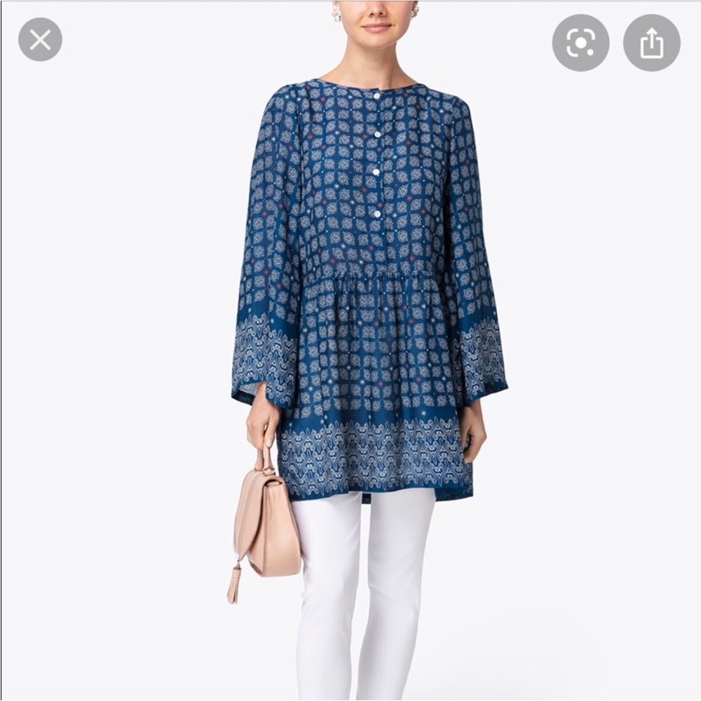 NWT Roller Rabbit Starry Border Regine Tunic Dress S